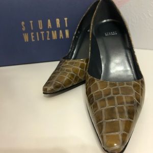 Stuart Weitzman Snakeskin Heels